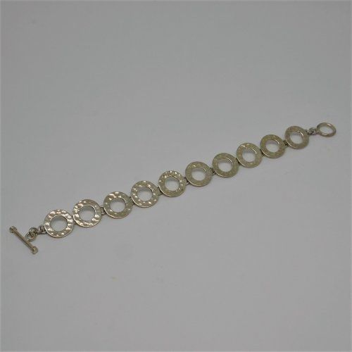 alt=\"Pulsera eslabones redondos plata de ley 925 Mils.www.santelmotienda.com\"