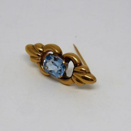 alt:\"broche antiguo oro de ley con topacio azul. www.santelmotienda.com\"